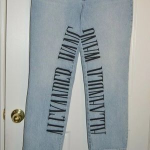 Alexander wang cult logo jeans